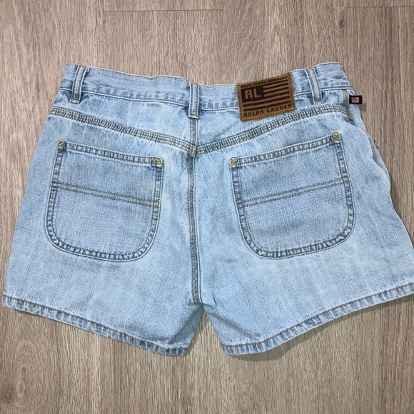 Ralph Lauren Women's Light Blue Jean Shorts - Picture 1 of 3